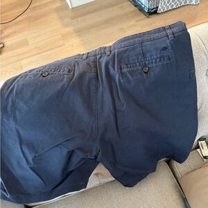 Joseph Abboud Men's Flat Front Shorts Navy Blue